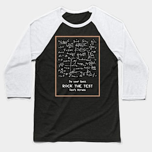 Rock the test teacher test day Baseball T-Shirt